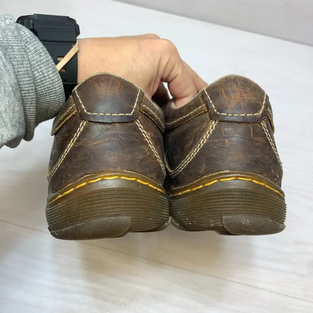Dr. Martens Kurt Casual Shoes Men' Size 10 Brown Leather Comfort Lace Up AirWair